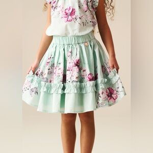 NWT Angel & Rocket Nina Ruffle Hem Skirt